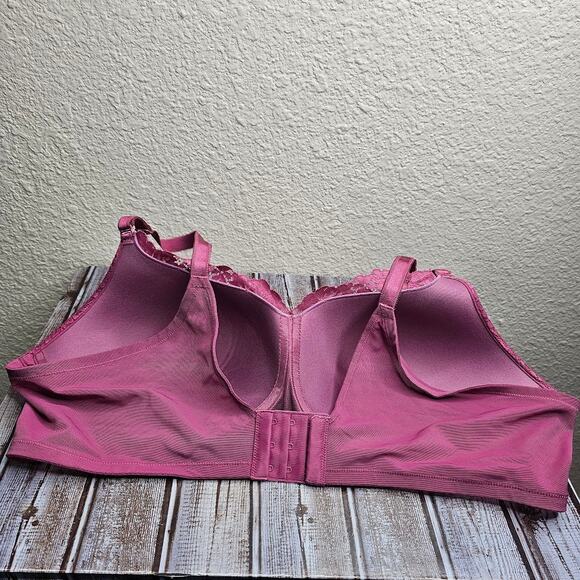 Torrid pink dream wire free bra lacey full coverage Women's size 44C - Picture 4 of 5